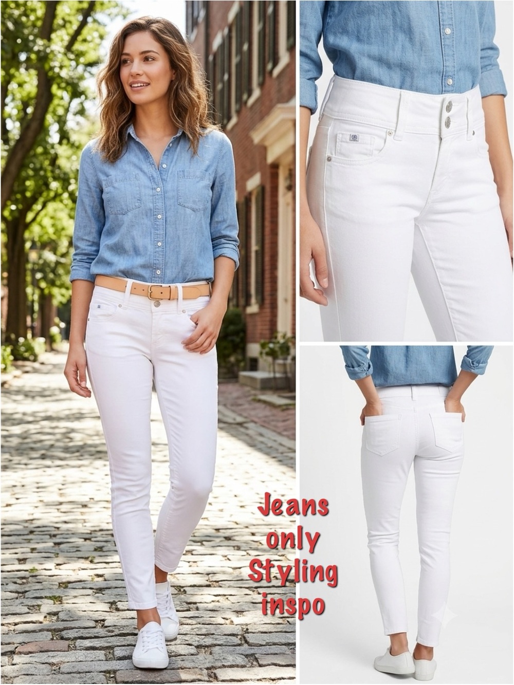 Wax Jean Los Angeles White Skinny Jeans